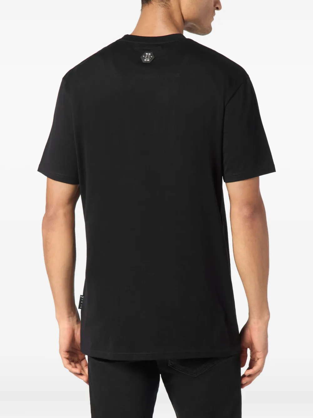 Philipp Plein hexagon-logo T-shirt Zwart