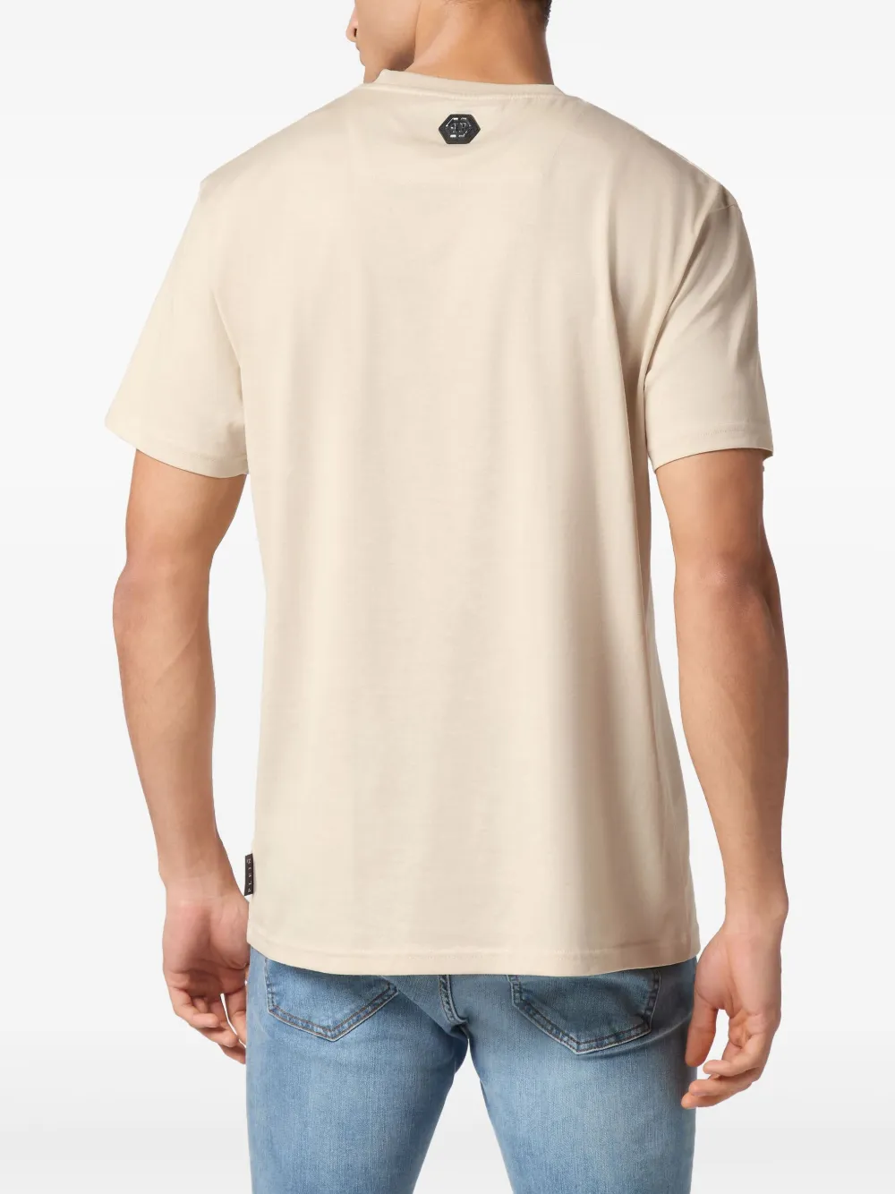 Philipp Plein Hexagon T-shirt Beige