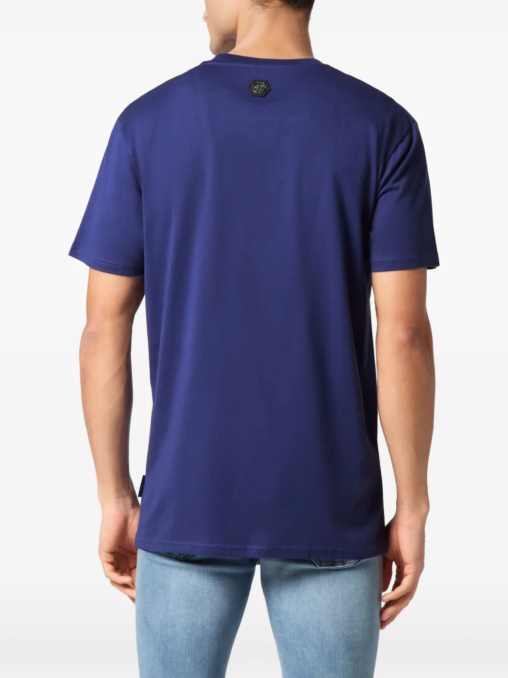 Philipp Plein Hexagon T-shirt Blauw