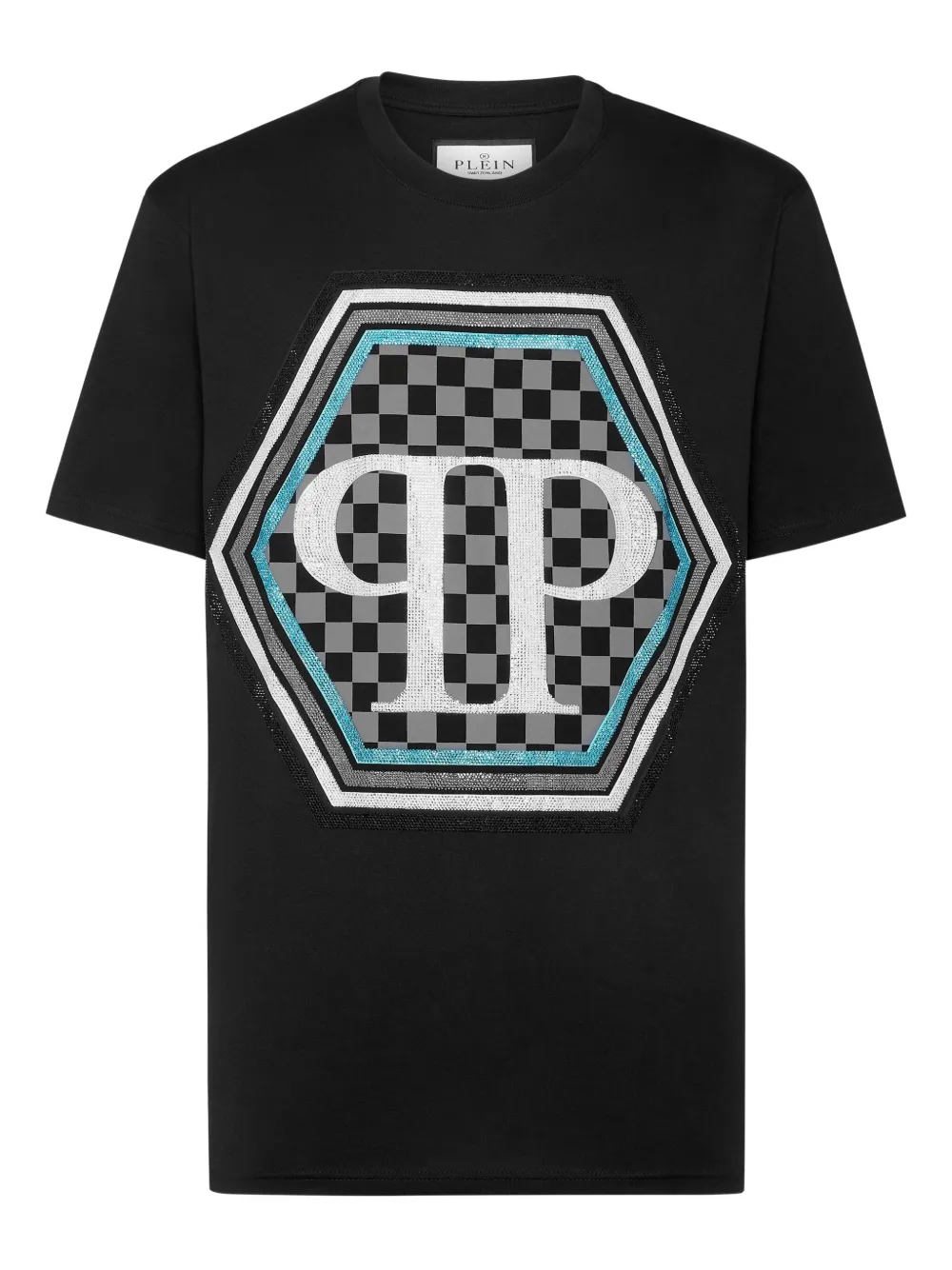 Philipp Plein print t-shirt Zwart