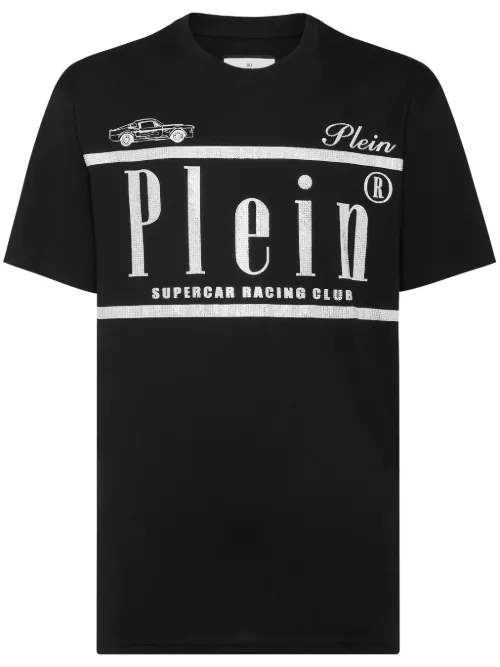 T-shirt Strass Racing Club - Philipp Plein - Modalova