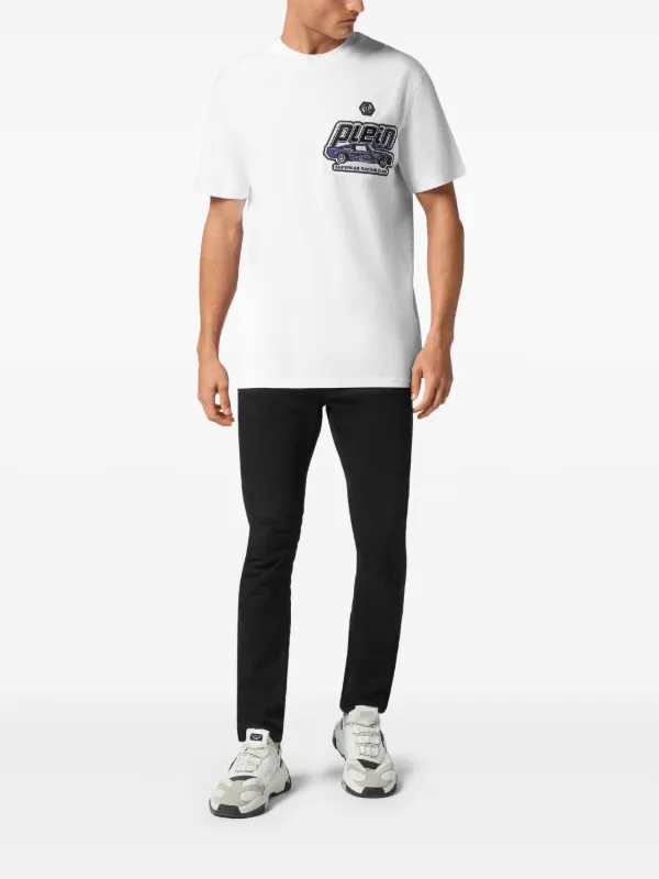 Philipp Plein Cars Racing T-shirt White FARFETCH JO