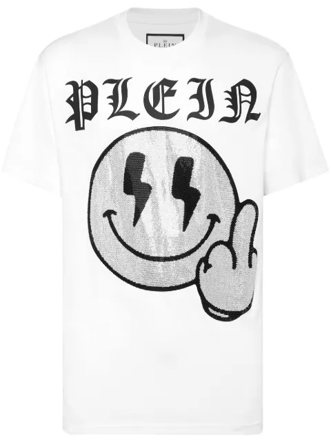 Philipp Plein Strass Smile T-shirt