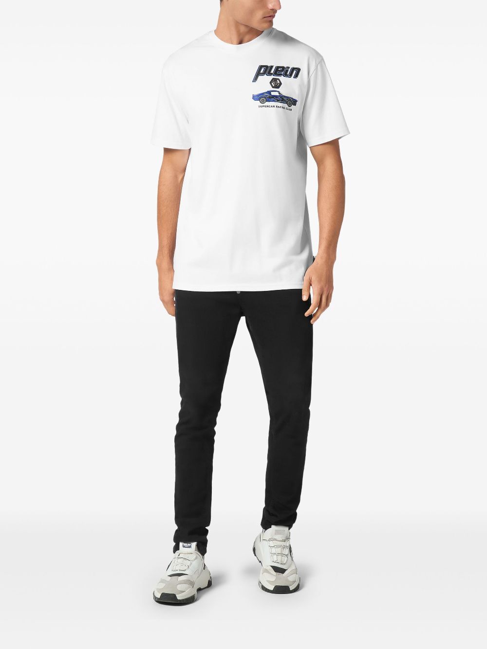 Philipp Plein Cars Racing T-shirt - Wit