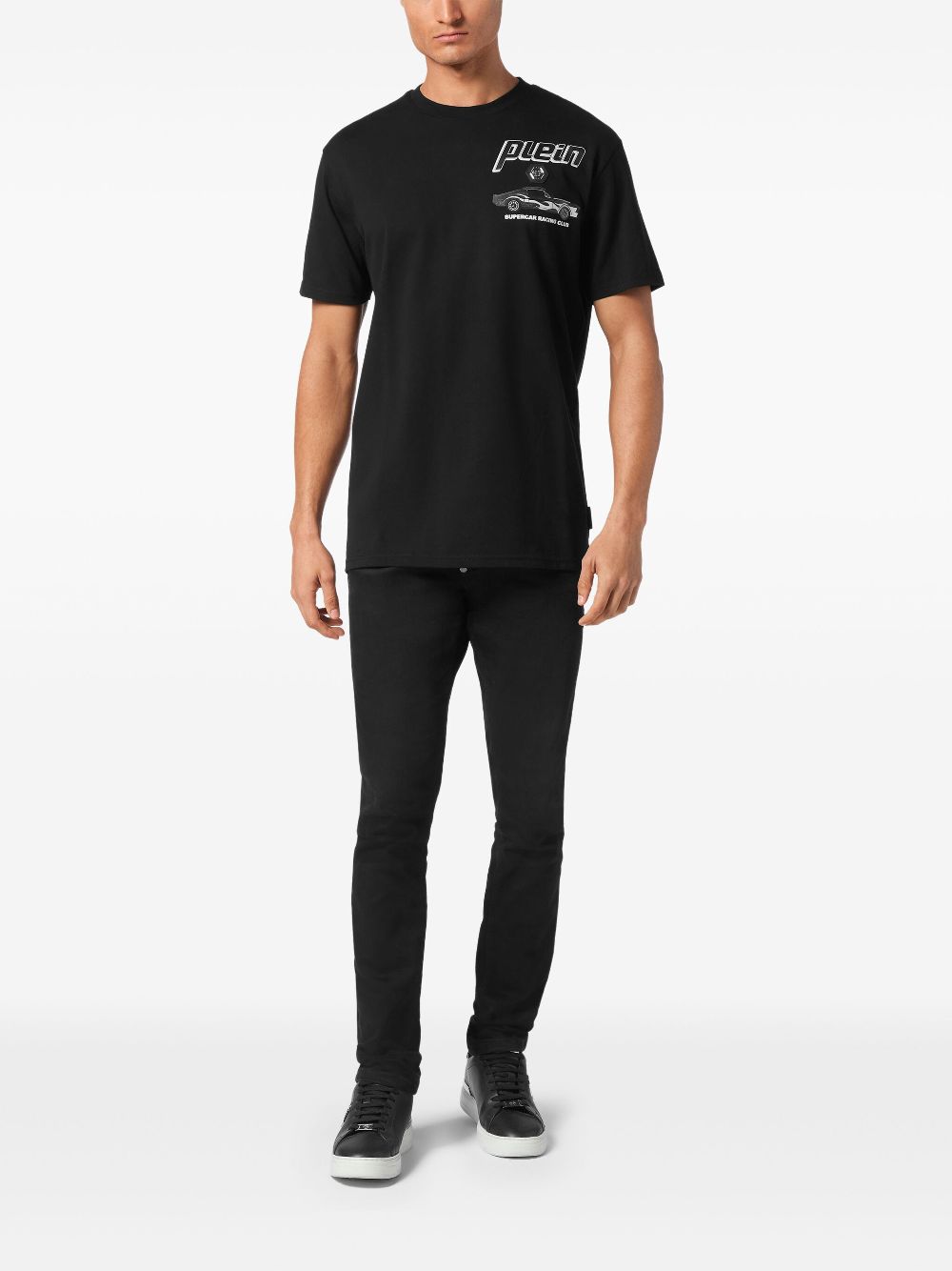 Philipp Plein Cars Racing T-shirt - Zwart