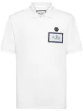 Philipp Plein label polo shirt - White