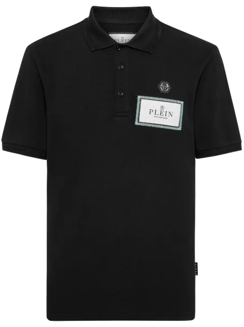 Philipp Plein logo-tag polo shirt