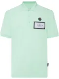 Philipp Plein logo-tag polo shirt - Green