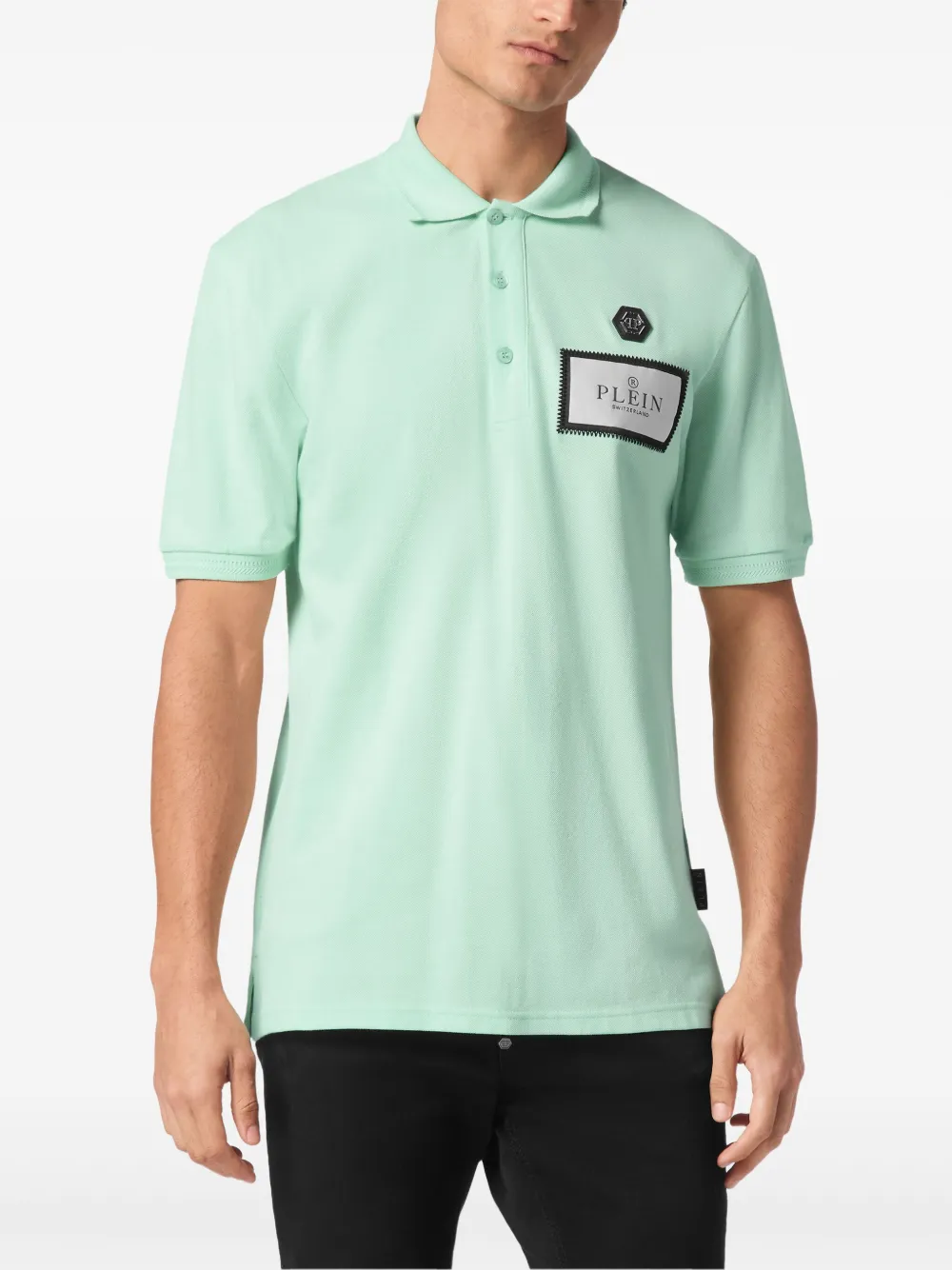 Philipp Plein Poloshirt met logolabel Groen