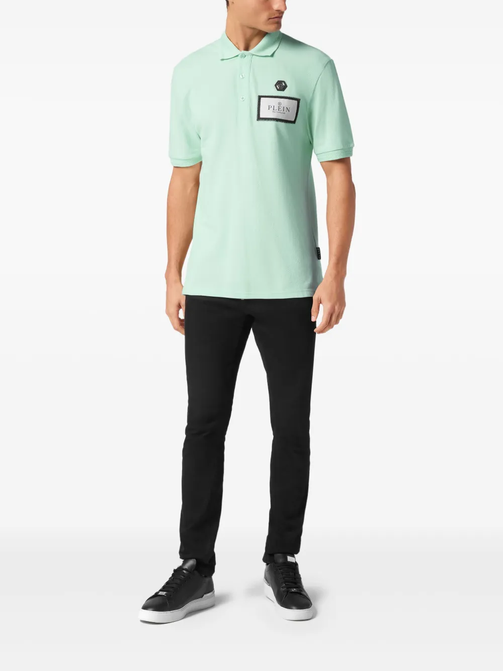 Philipp Plein Poloshirt met logolabel Groen
