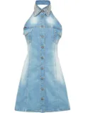 Philipp Plein denim mini dress - Blue