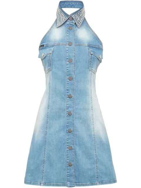Philipp Plein denim mini dress