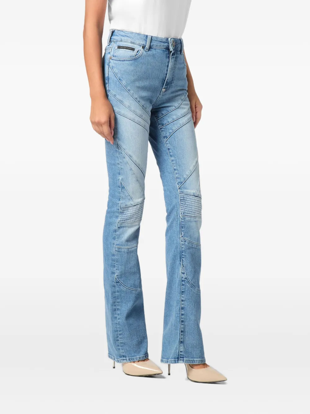 Philipp Plein flared jeans - Blauw