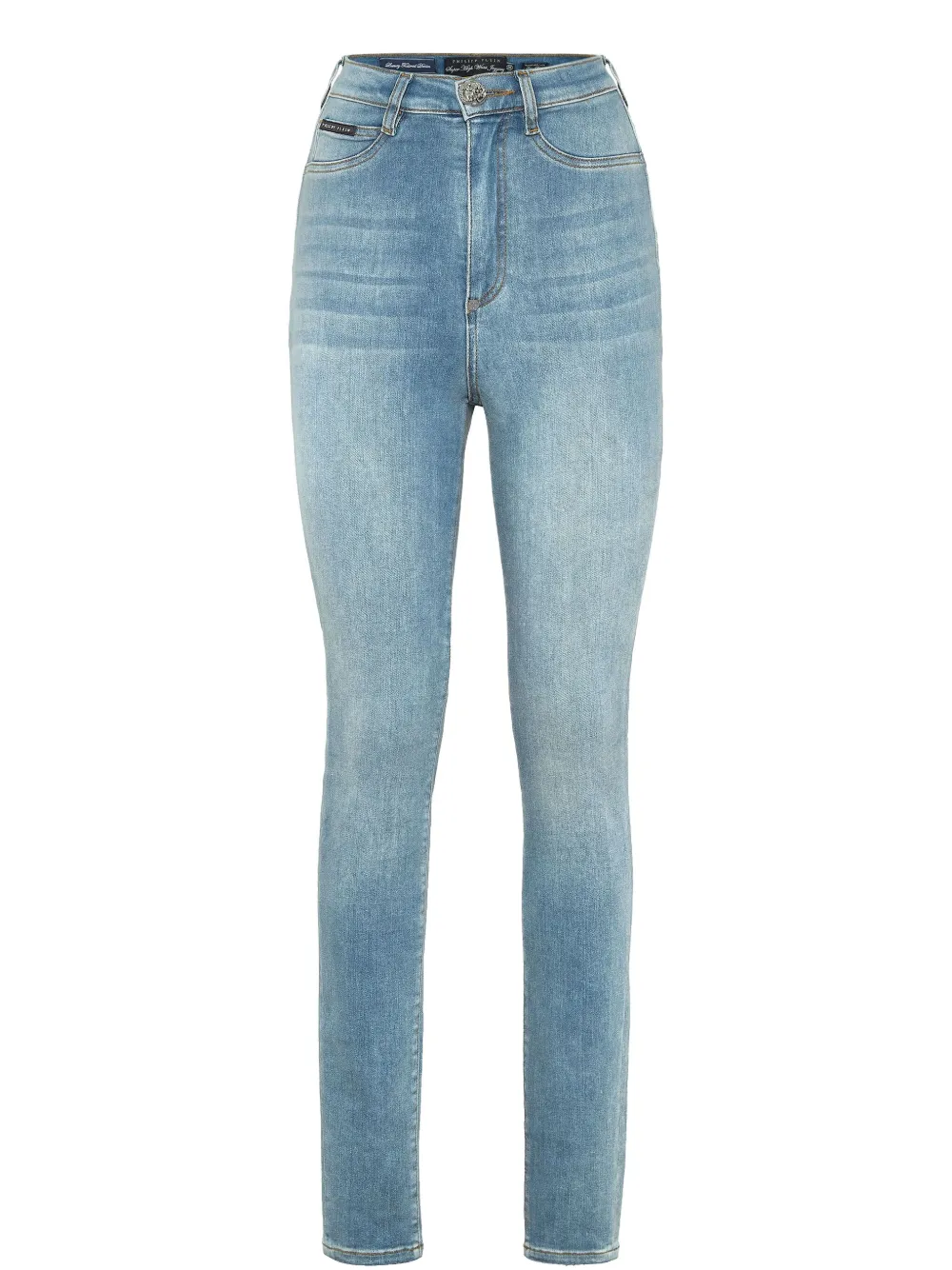 Philipp Plein High-waisted Jeans In Blue