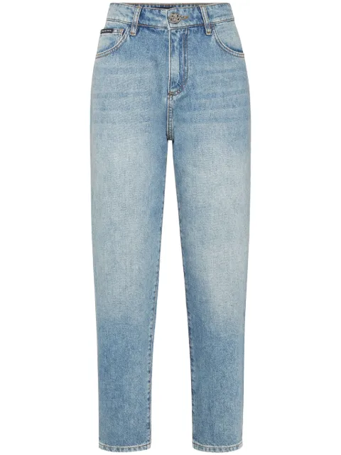 Philipp Plein jeans con placa del logo