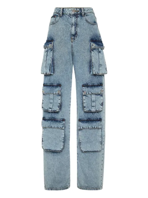 Philipp Plein jeans cargo con diseño ancho