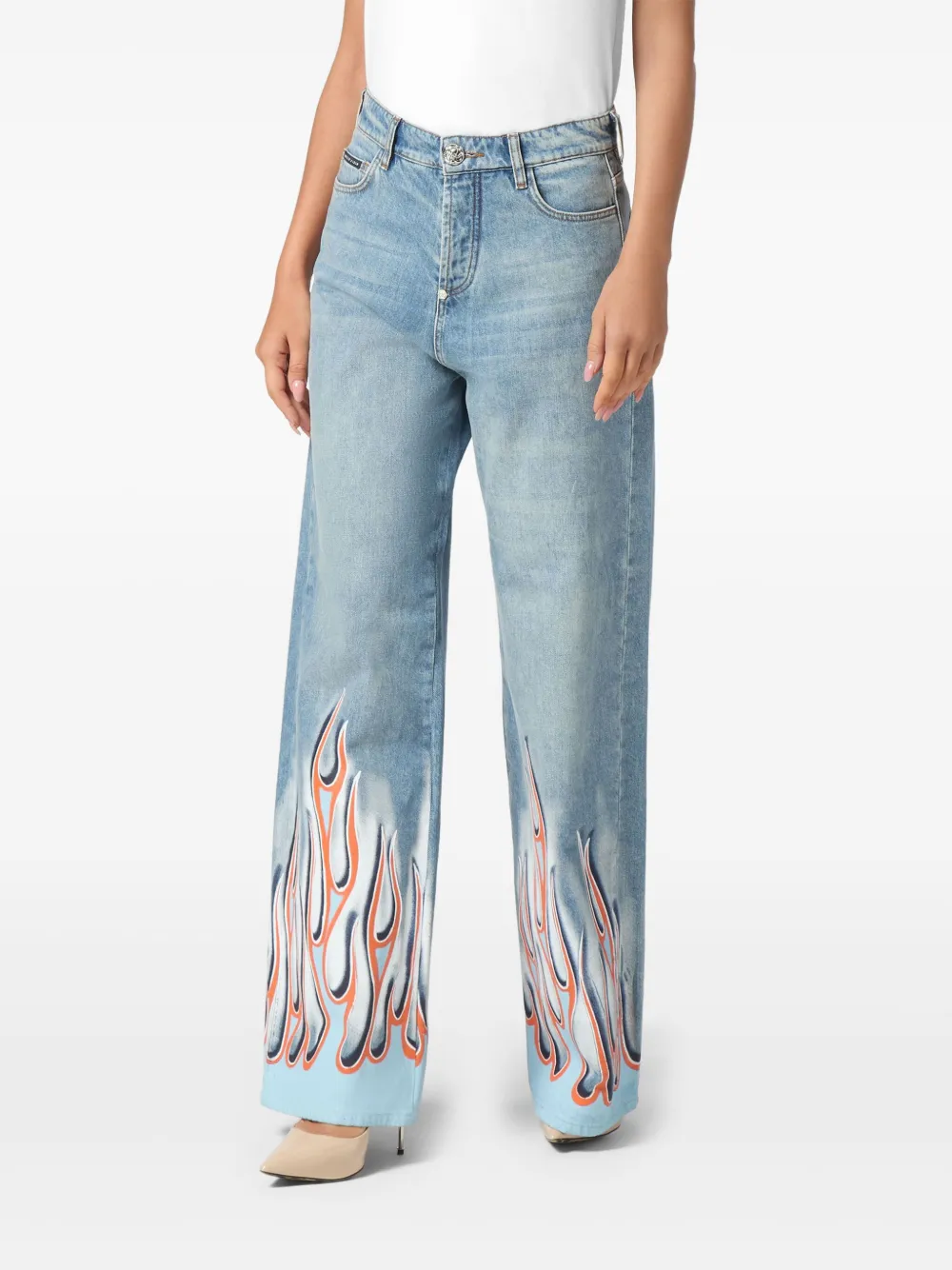 PHILIPP PLEIN FLAME SKATER JEANS