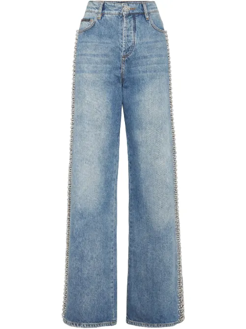 Jean à ornements en cristal - Philipp Plein - Modalova