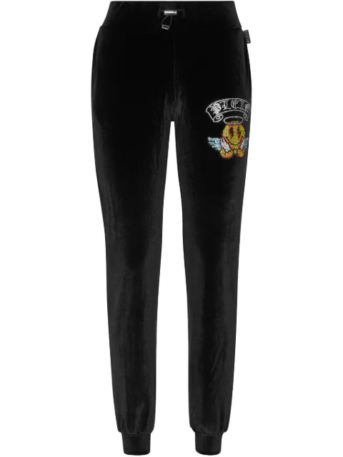 Philipp Plein velvet track pants