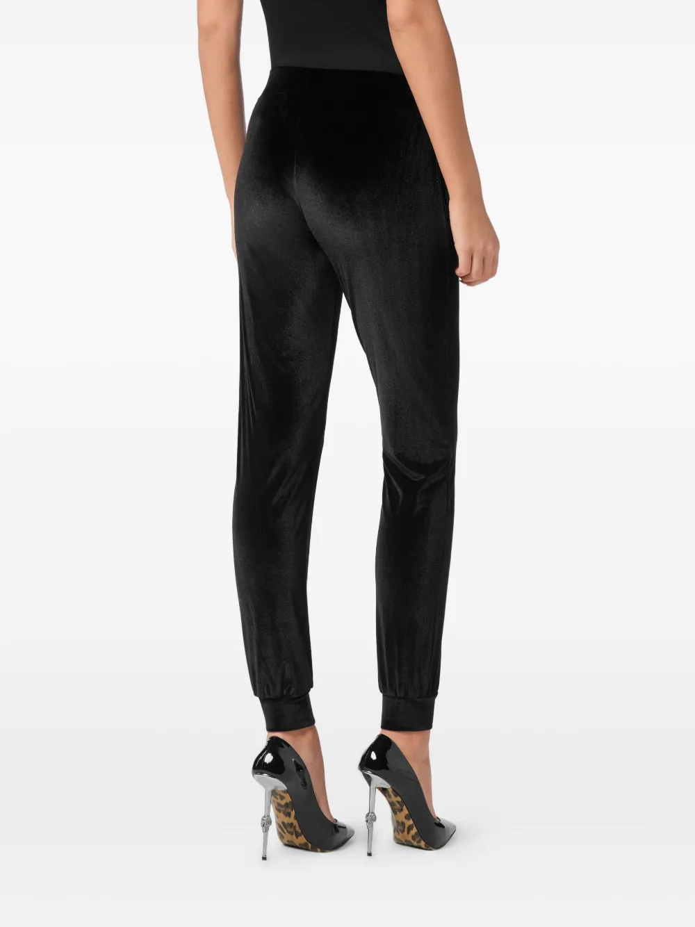 PHILIPP PLEIN VELVET TRACK PANTS