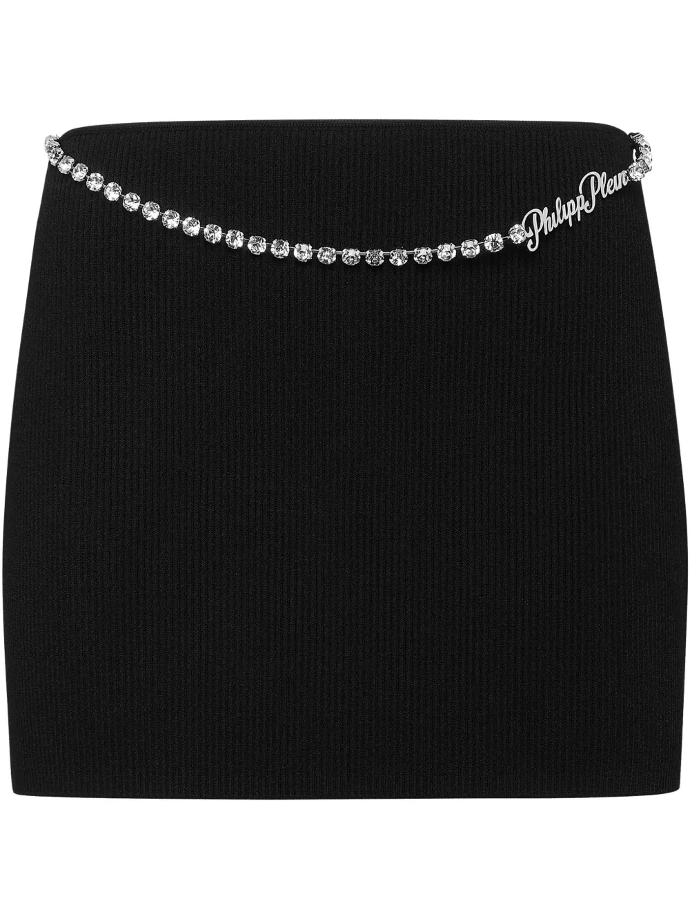 Philipp Plein Signature mini-rok Zwart