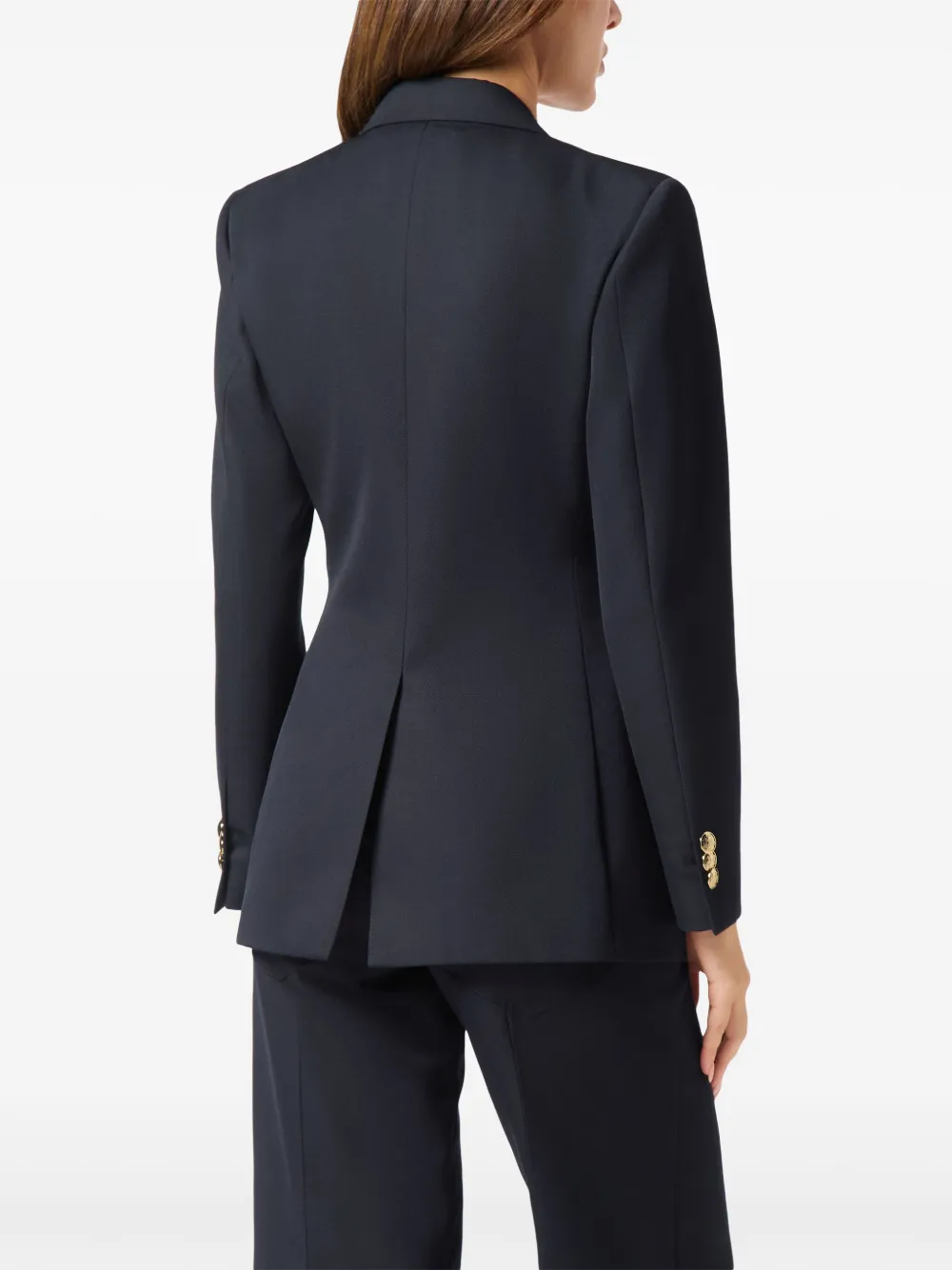 PHILIPP PLEIN MARINE-FIT WOOL BLAZER