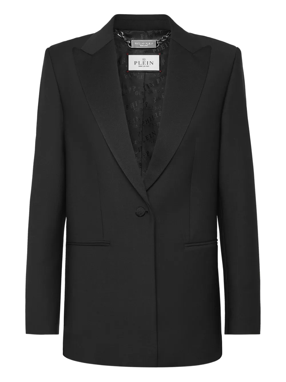 Philipp Plein rhinestone-embellished blazer Zwart