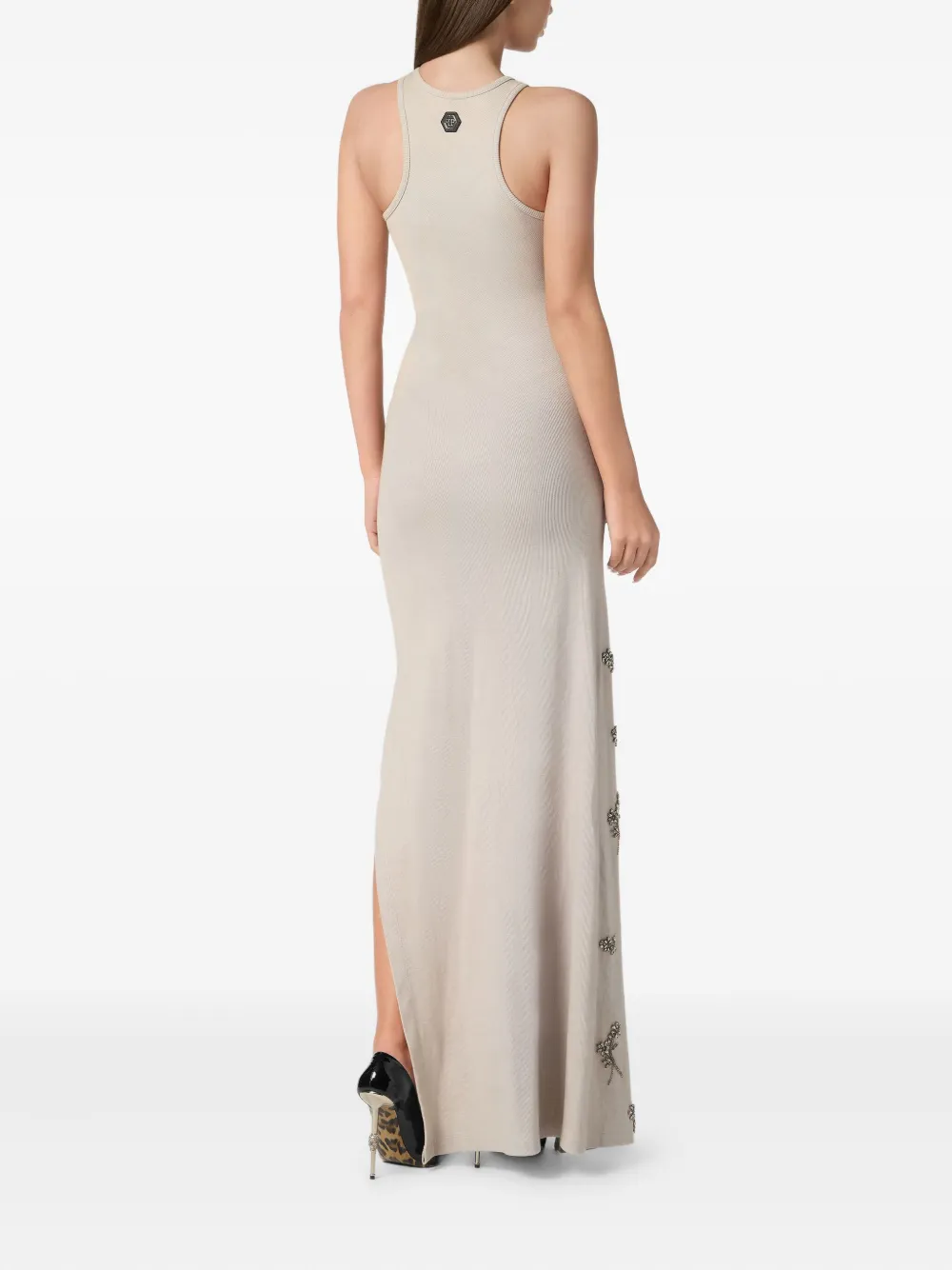 PHILIPP PLEIN JERSEY MIDI DRESS