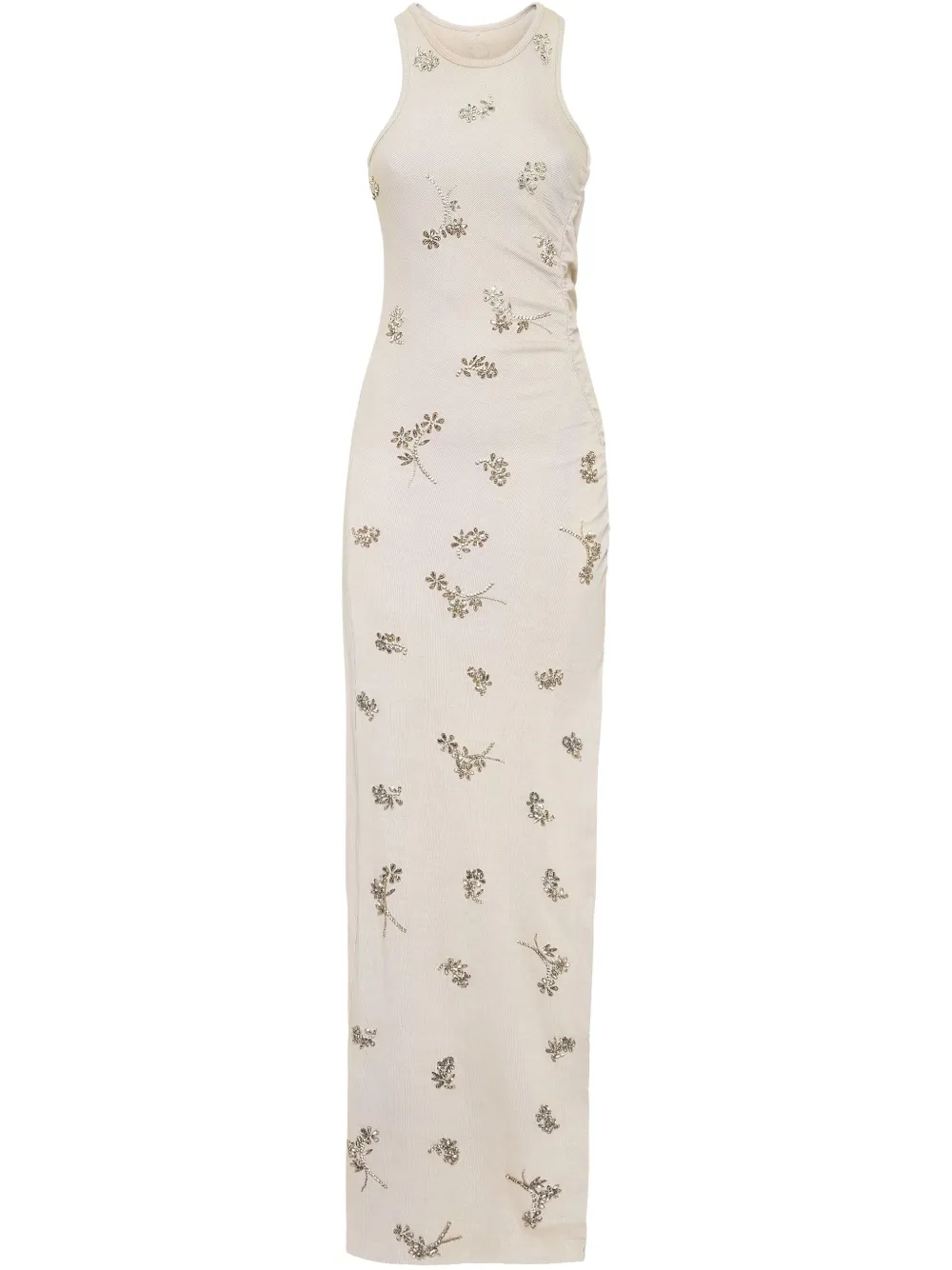 Philipp Plein Jersey midi-jurk Grijs