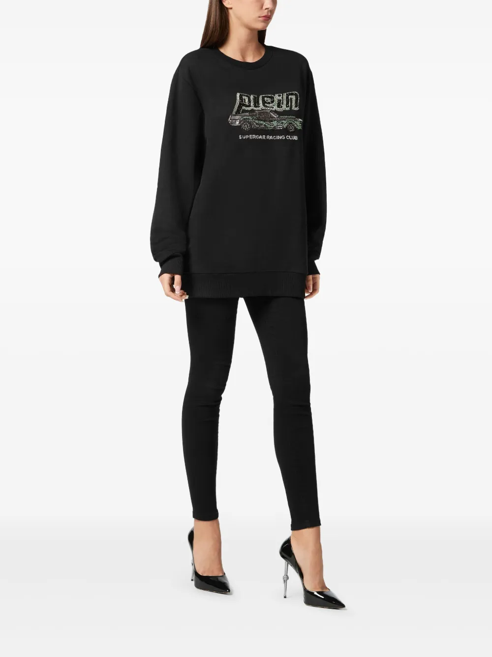 Philipp Plein Cars Racing sweatshirt - Zwart