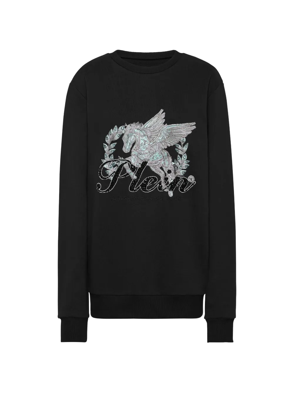 Philipp Plein Felpa con cristalli - Nero