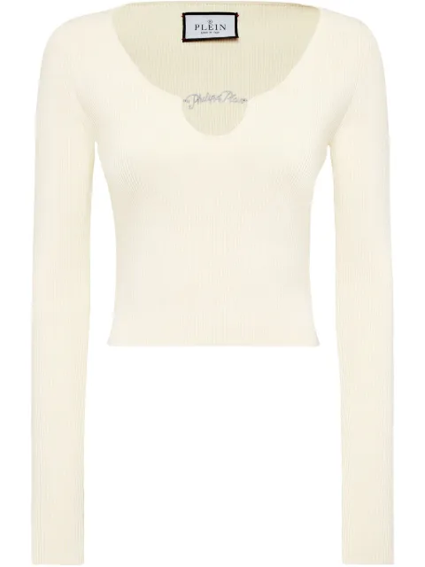 Philipp Plein cropped top