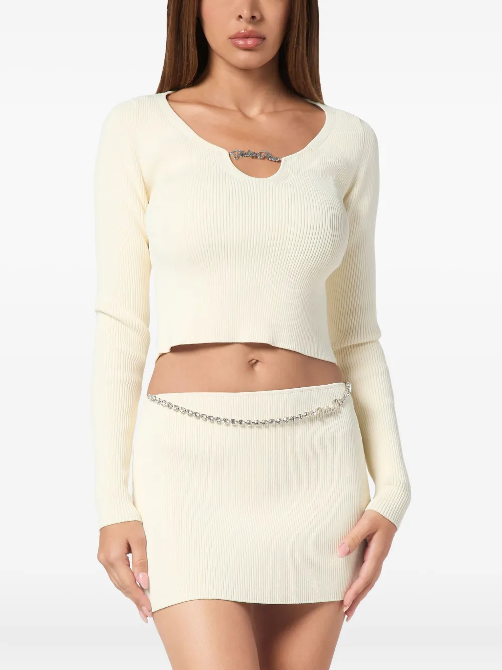 Philipp Plein Cropped top Wit