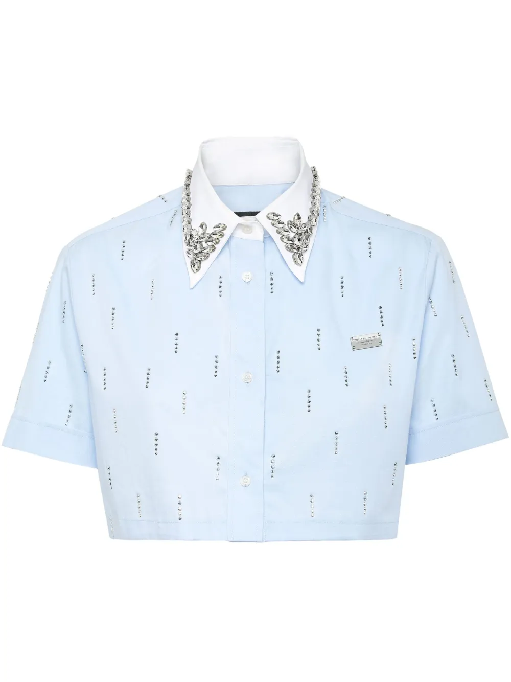 PHILIPP PLEIN CROPPED SHIRT