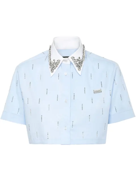 Philipp Plein cropped shirt