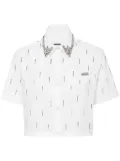 Philipp Plein crystal-embellished shirt - White