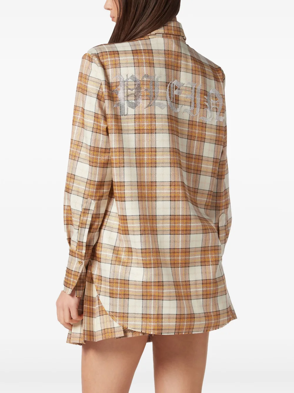PHILIPP PLEIN STRASS FLAME SHIRT