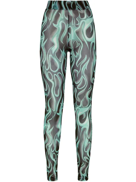 Philipp Plein Flame leggings