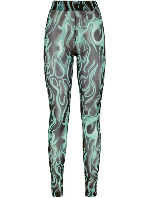 Philipp Plein legging Flame - Noir - Philipp Plein - Modalova