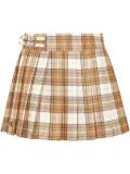 Philipp Plein pleated Flame skirt - Neutrals