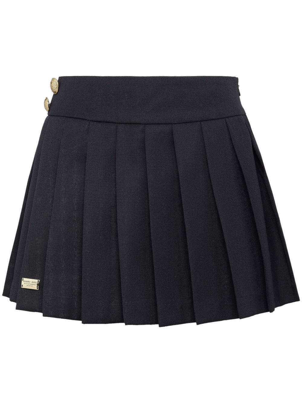 plissé mini skirt