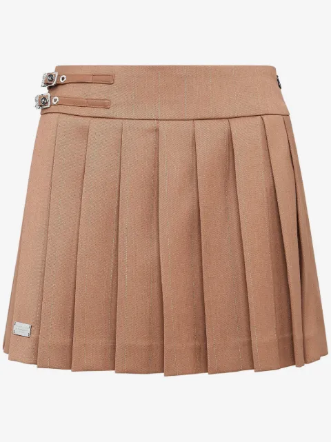 Philipp Plein plissé mini skirt