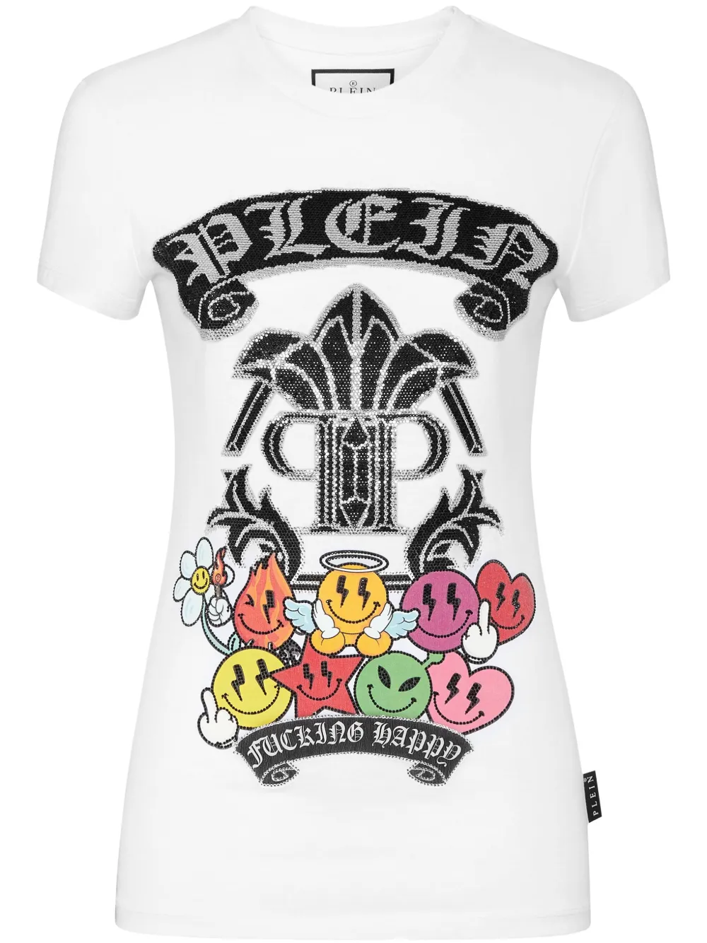 Philipp Plein T-shirt met print Wit