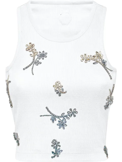 Philipp Plein Flowers tank top