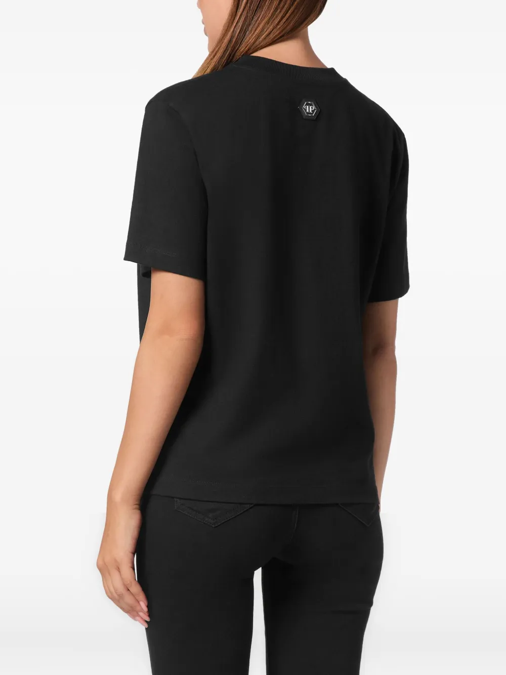 Philipp Plein Jersey T-shirt Zwart