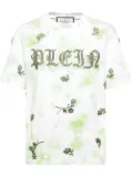 Philipp Plein Tie-Dye Flowers T-Shirt - White