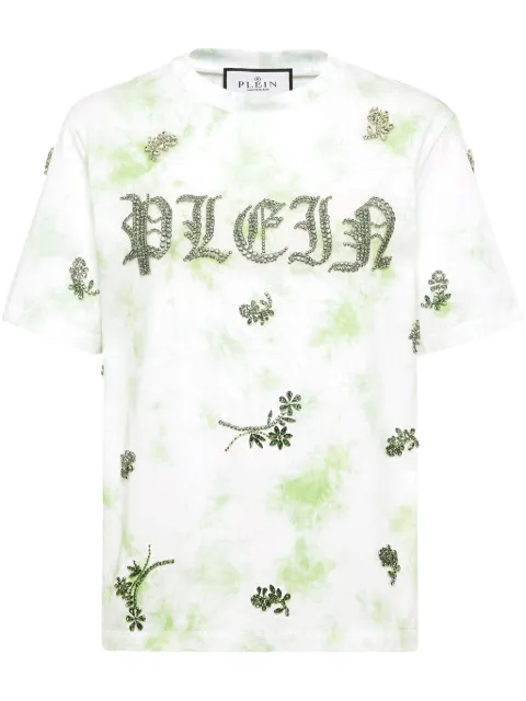 Philipp Plein Tie-Dye Flowers T恤