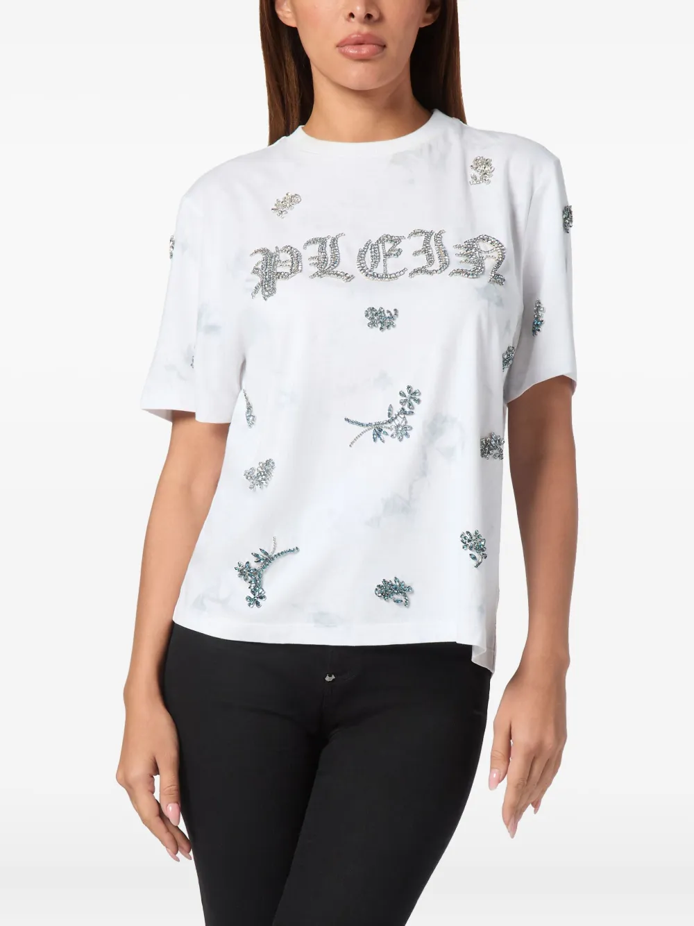 PHILIPP PLEIN FLOWERS T-SHIRT