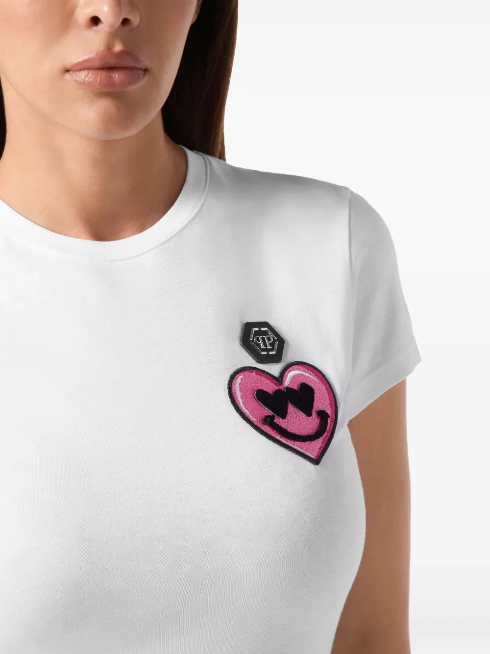 Philipp Plein Katoenen T-shirt Wit