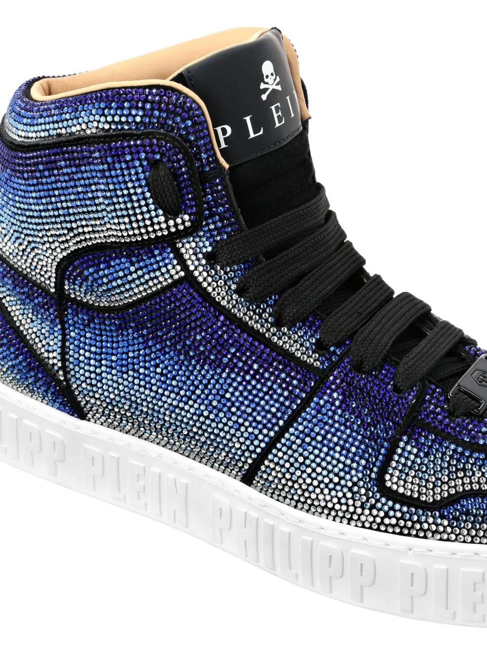 Philipp Plein suede high-top sneakers Blue